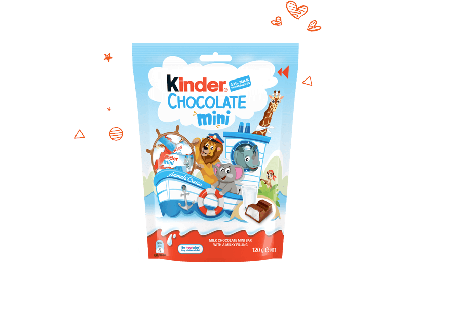 Kinder Mini Chocolate, 20 Pieces, 120g