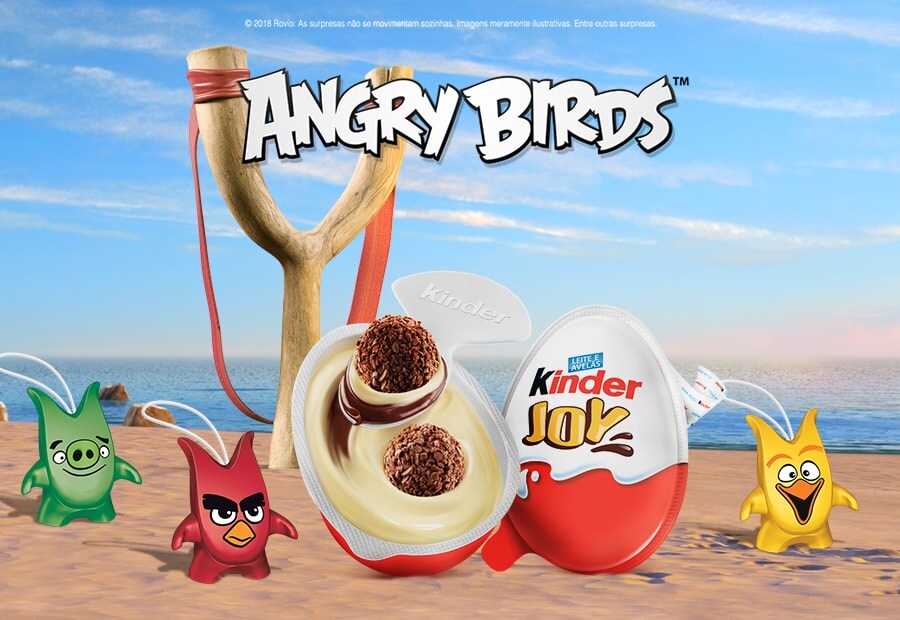 Kinder Joy Angry Birds Kinder Brasil