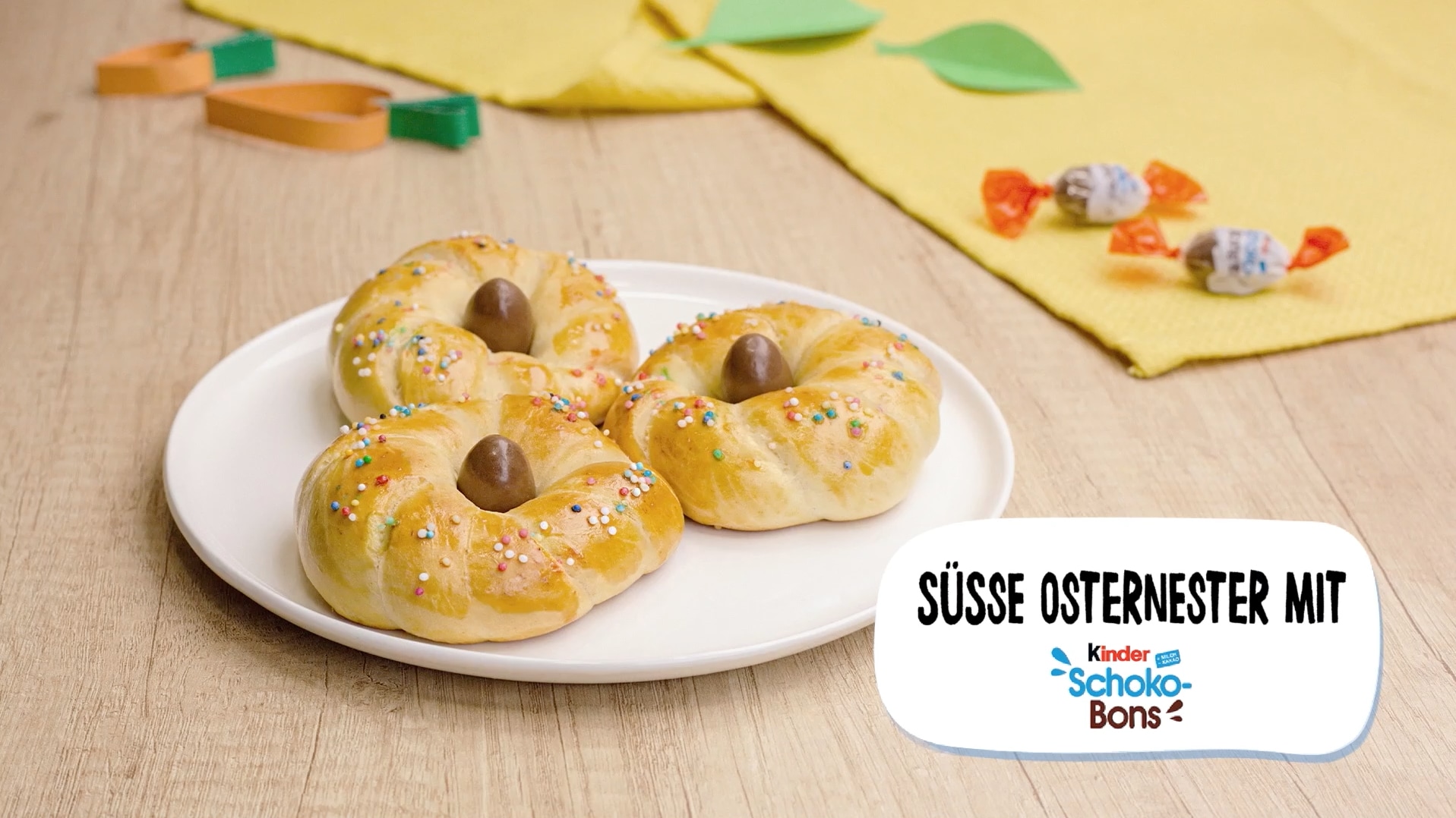 Süße Osternester mit kinder Schoko-Bons - kinder Deutschland