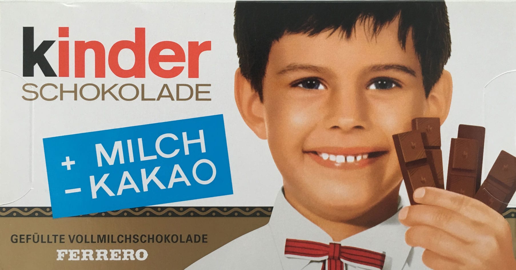 Wer war der erste Junge auf der Kinderschokolade?