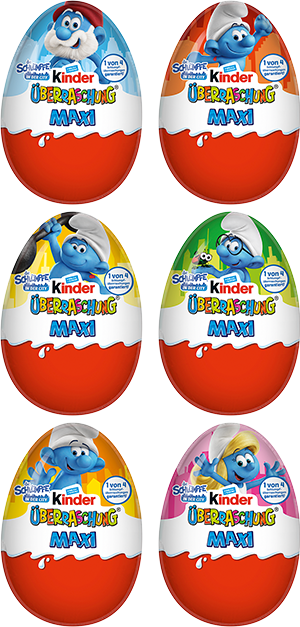 kinder Überraschung Maxi Ei Schlümpfe 100g