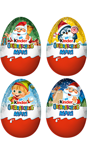 kinder Überraschung Maxi Classic Ei Weihnachten 100g