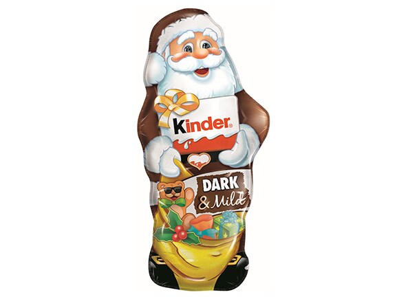 Assortiment de chocolats avec sa chaussette de Noël KINDER