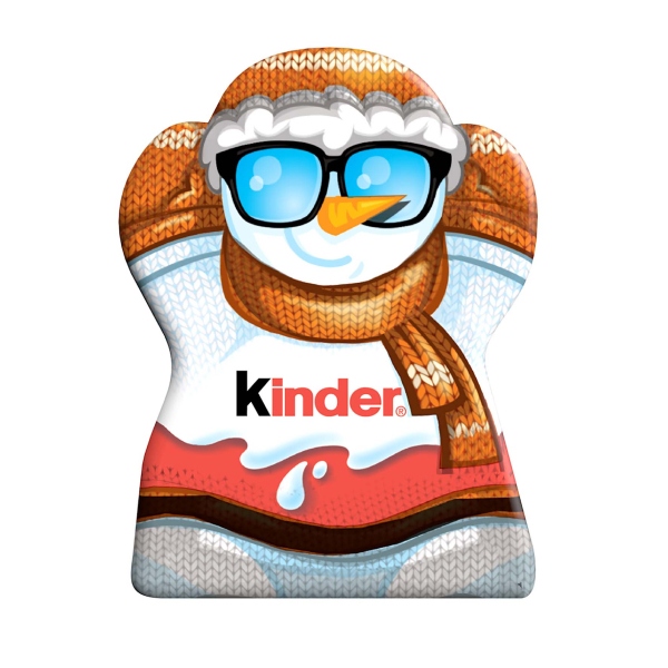 Фигурный молочный шоколад Kinder® «Снеговик», 35 г