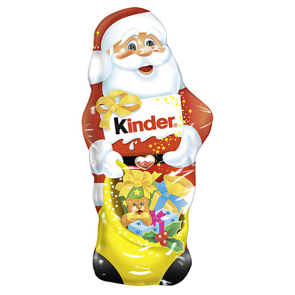 Фигурный молочный шоколад Kinder® Дед Мороз, 55 г