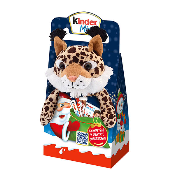 Набор кондитерских изделий Kinder® Mix с подарком «Рысь», 137,5 г