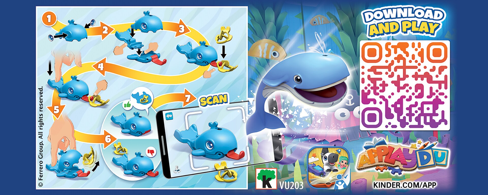 CATCH WHALE - Kinder Surprise - Kinder Россия