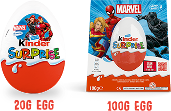 Kinder surprise sales marvel