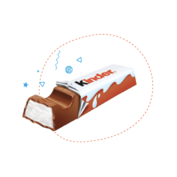 Kinder chocolate bar