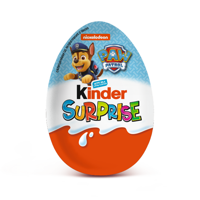 Paw patrol kinder surprise on sale