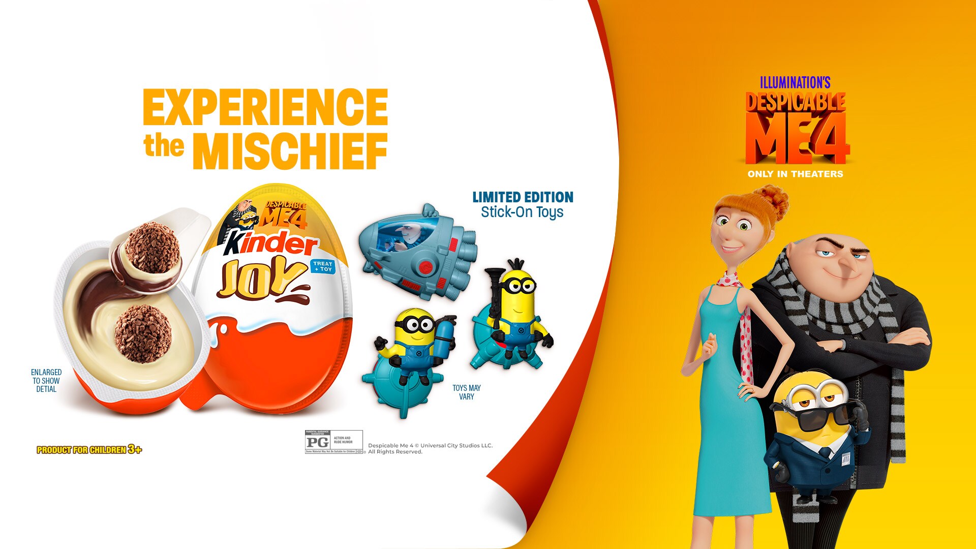 Discover New Limited Edition Despicable Me 4 Toys Kinder USA Chocolate Bars Chocolate Eggs More