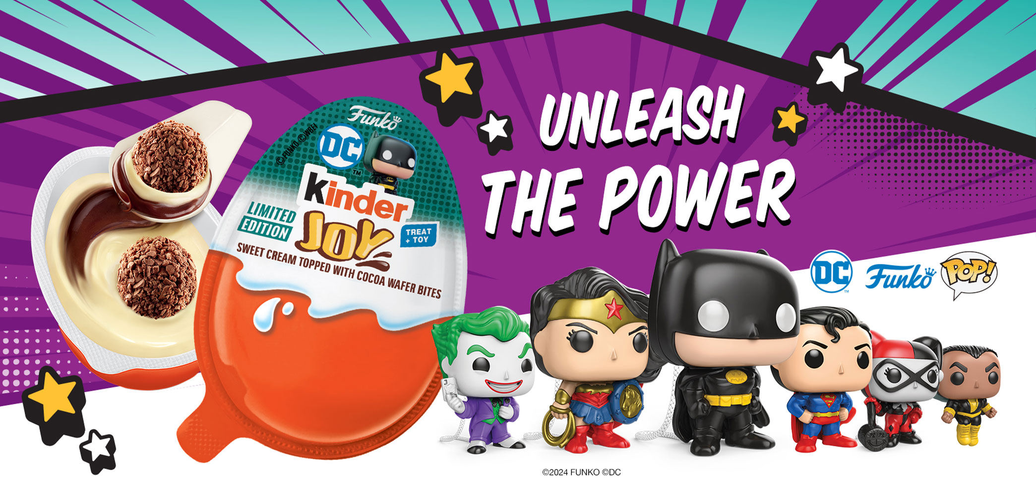 Kinder Joy DC Funko Pop Collection